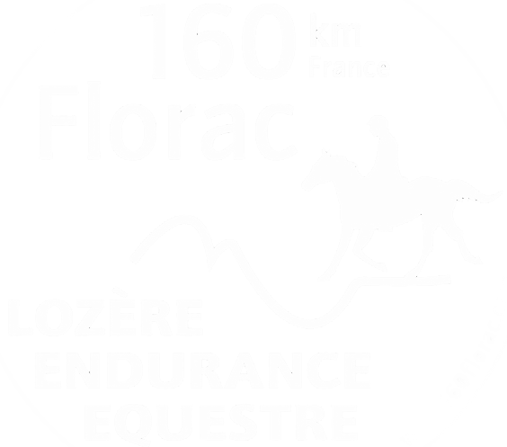 Logo 160 km de Florac version blanche
